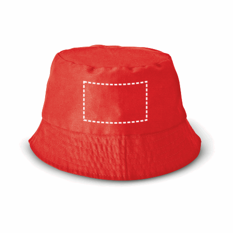 JONATHAN. Panamakappe aus Polyester Rot | ohne Werbeanbringung | Nicht verfügbar | Nicht verfügbar | Nicht verfügbar