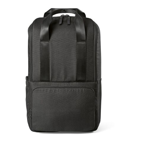 Bucharest 18L Rucksack aus rPET. Laptops bis 15.6" Schwarz | ohne Werbeanbringung | Nicht verfügbar | Nicht verfügbar | Nicht verfügbar