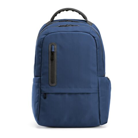 Chicago Rucksack 20L aus recy. PET. Geeignet für Laptops bis 17". Marineblau
