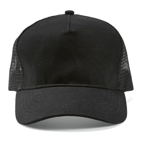 Zappa Kappe aus rPET und recy.Baumwolle. Mit Druckknopfverschluss Schwarz | ohne Werbeanbringung | Nicht verfügbar | Nicht verfügbar | Nicht verfügbar