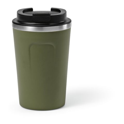 Limpopo Reisebecher recy.Edelstahl, 490 ml. Doppelwandig und Auslaufsicher Armeegrün | ohne Werbeanbringung | Nicht verfügbar | Nicht verfügbar | Nicht verfügbar
