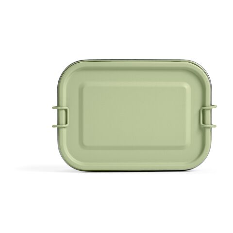 Tintoretto Lunchbox recy.Edelstahl, 1240 ml. Mit seitliche Verschlussklammern Mattgrün | ohne Werbeanbringung | Nicht verfügbar | Nicht verfügbar | Nicht verfügbar