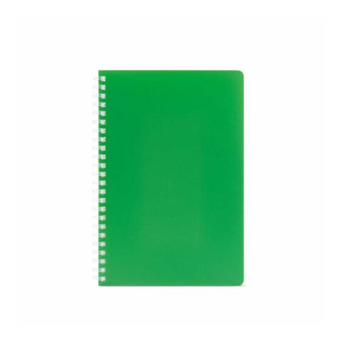 Horace A5 Spiralnotizbuch aus recy. PP. Softcover.70g/m². 160 Seiten. FSC®-zertifiziert. Grün