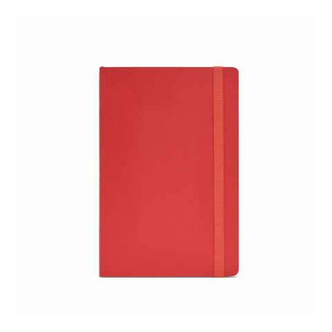 Flaubert A5 Notizbuch aus recy. PU, Softcover, 160 Seiten.FSC®-zertifiziert Rot