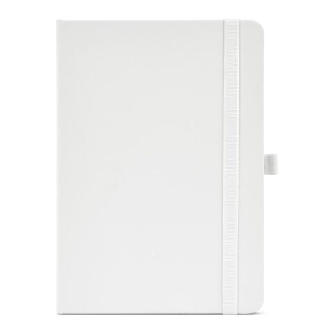 Dumas A5 Notizbuch aus recy.PU.Hardcover.70g/m². 160 Seiten, FSC®-zertifiziert Weiß