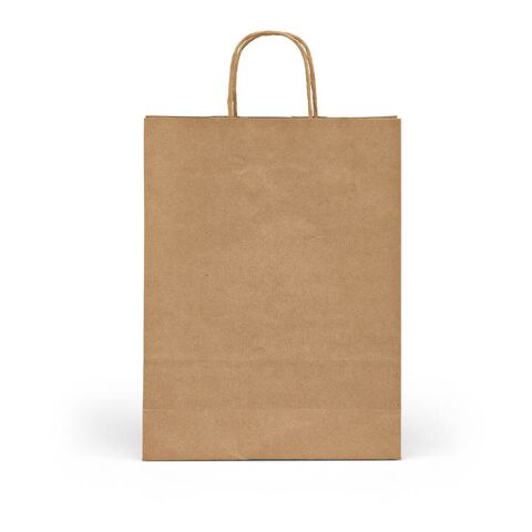 Vesuvio M braune FSC®-Kraftpapiertasche aus Recyclingpapier, 115g/m² Beige | ohne Werbeanbringung | Nicht verfügbar | Nicht verfügbar | Nicht verfügbar