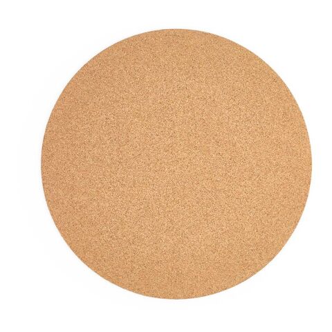 Mercury rundes Tischset aus Kork. Hergestellt in Portugal Beige | ohne Werbeanbringung | Nicht verfügbar | Nicht verfügbar | Nicht verfügbar