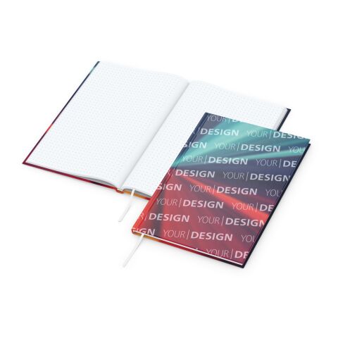 Notizbuch Memo-Book Umfang klein Hardcover individuell bedruckt glänzend | Punktraster