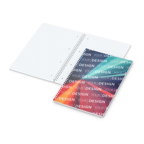 Spiralblock Collegeblock Wire-O Seiten kariert Deckblatt individuell DIN A4 | ohne Werbeanbringung | 50.0