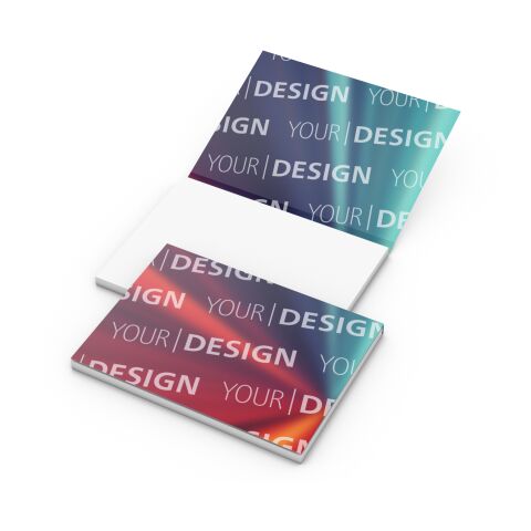 Haftnotizblock Cover Karton Format mittel Karton-Umschlag 100 × 72 mm | Nicht verfügbar | ohne Werbeanbringung | ohne Werbeanbringung | 100 × 72&nbsp;mm / weiß | matt