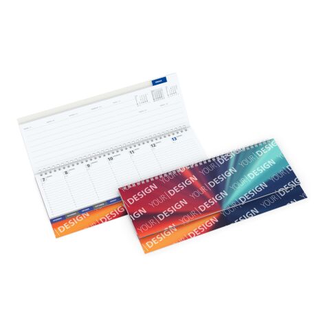 Tisch-Querkalender Master Monatsregister 1 Woche = 2 Seiten 8–21 Uhr 304 × 135 mm | Nicht verfügbar | 4C-Quality | ohne Werbeanbringung | Karton-Softcover