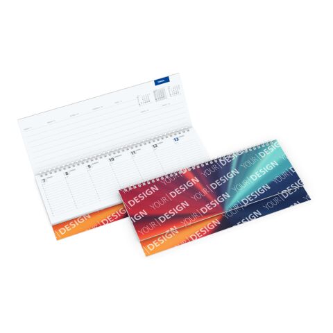 Tisch-Querkalender Master 1 Woche = 2 Seiten 8–21 Uhr 304 × 135 mm | Nicht verfügbar | ohne Werbeanbringung | 4C-Quality | Karton-Softcover