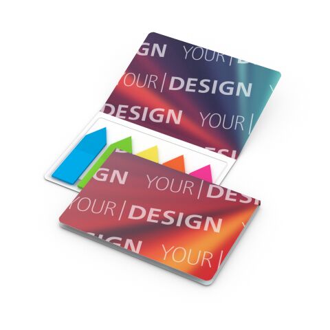 Haftmarker-Set Memo-Card Karton-Umschlag 77 × 54 mm | ohne Werbeanbringung | ohne Werbeanbringung | Pfeil/Folie | matt
