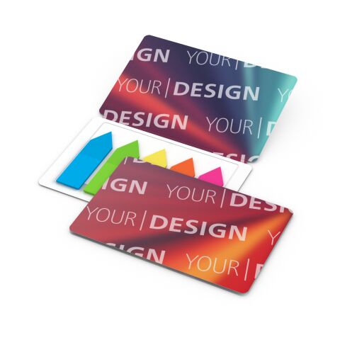 Haftmarker-Set Multi-Card Umschlag mikroperforiert 85 × 55 mm | ohne Werbeanbringung | ohne Werbeanbringung | Pfeil/Folie | matt