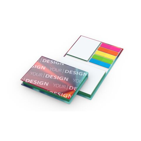 Haftnotiz-Set Prag 100/25 Haftzettel weiß Farbschnitt Grün | 105 × 78 mm | ohne Werbeanbringung | glänzend