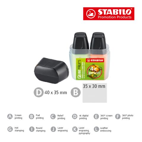 STABILO BOSS MINI 4er Box Leuchtmarkierer ohne Werbeanbringung