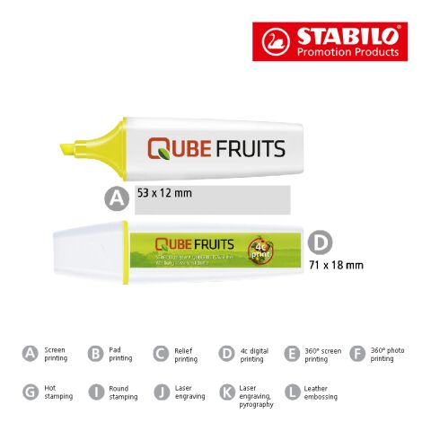 STABILO BOSS ORIGINAL Pastel Leuchtmarkierer hellblau | ohne Werbeanbringung | Nicht verfügbar | Nicht verfügbar