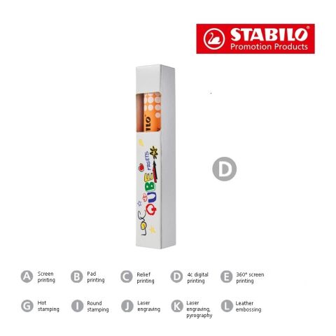 STABILO MARKdry Whiteboard-Marker 1er-Set ohne Werbeanbringung
