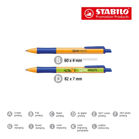 STABILO pointball Kugelschreiber grün | ohne Werbeanbringung