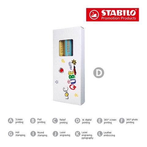 STABILO woody 3 in 1 Farbstift 3er-Set ohne Werbeanbringung
