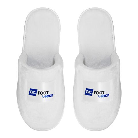 Hausschuhe „Aura“ Weiß | L | ohne Werbeanbringung