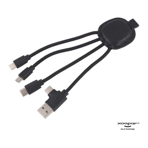4000 | Xoopar Iné Smart Charging cable with NFC Schwarz | ohne Werbeanbringung | Nicht verfügbar | Nicht verfügbar | Nicht verfügbar