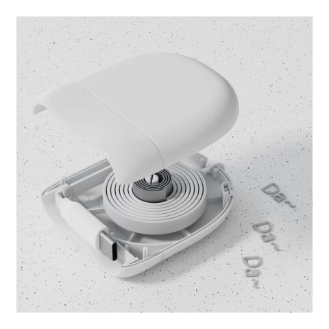 Xoopar ICE-R Einziehbares USB-C- und Lightning-Kabel 60 W 1 Meter Weiss | 1-farbiger Tampondruck | Seite 1 | 28 mm x 28 mm