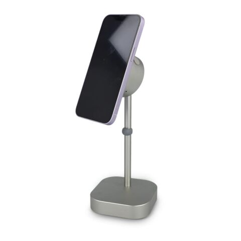 Xoopar Mojiu Smart Tischlampe mit Sprachsteuerung Hellgrau | Gravur | gegenüber vom Schalter | 35 mm x 30 mm