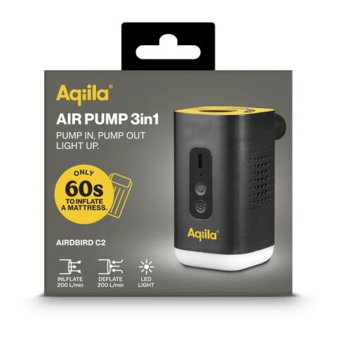 Aqiila Airbird C2 kabellose elektrische Luftpumpe Schwarz