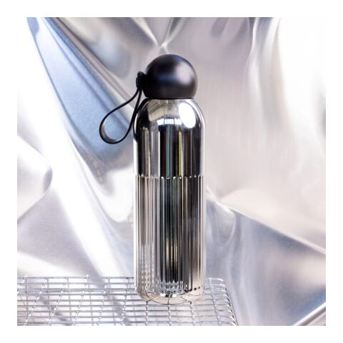 Sagaform Tekla Stahlisolierflasche Chrom (recycelt) 500 ml Chrom | ohne Werbeanbringung | Nicht verfügbar | Nicht verfügbar