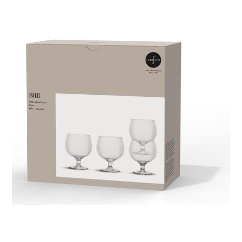 Billi Weinglas 350 ml 4er Set Transparent | ohne Werbeanbringung
