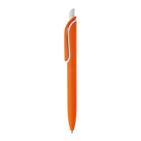 Kugelschreiber Click-Shadow Soft-Touch Hergestellt in Deutschland Orange | 3D Digitaldruck | Clip | 30 mm x 7 mm | Nicht verfügbar
