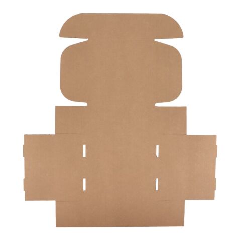 Individuell gestalteter Geschenkkarton 24,3x24,3x9,9 cm Braun | ohne Werbeanbringung | Nicht verfügbar | Nicht verfügbar