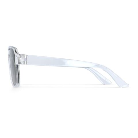 Elin Sonnenbrille UV400 Silber-Silber | 1-farbiger Tampondruck | 1 cm vom rechten Scharnier | 55 mm x 6 mm