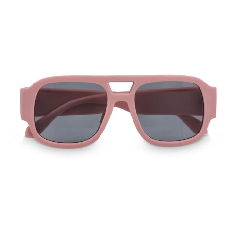 Bastian Sonnenbrille UV400 Pastellrosa | 1-farbiger Tampondruck | 1 cm vom linken Scharnier | 50 mm x 15 mm