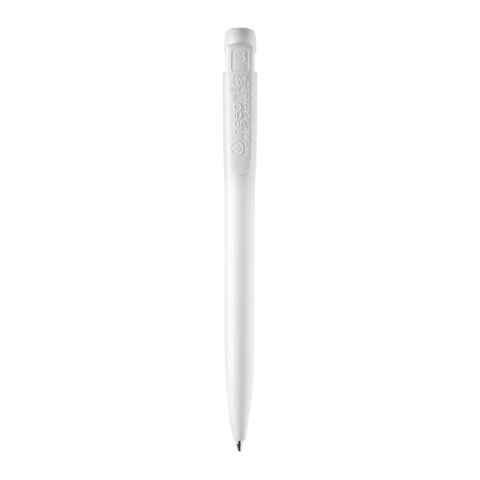 Kugelschreiber Ingeo TM Pen hardcolour Weiss | 1-farbiger Siebdruck | 180° vom Clip | 45 mm x 25 mm | Nicht verfügbar