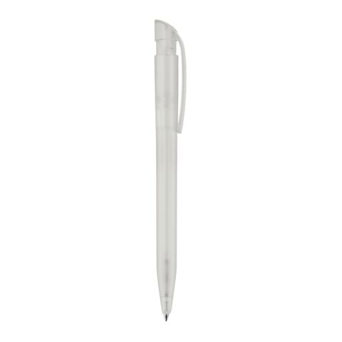 Kugelschreiber S45 R-PET Transparent Weiss-Weiss | 1-farbiger Siebdruck | 270° vom Clip | 45 mm x 25 mm | Nicht verfügbar