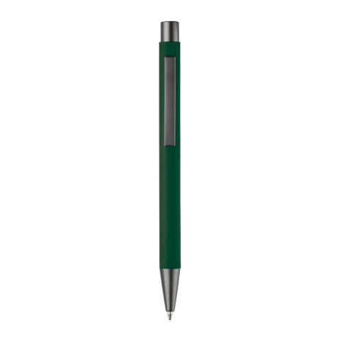 Metallkugelschreiber New York soft touch Dunkelgrün | Gravur | 180° vom Clip | 87 mm x 8 mm | Nicht verfügbar