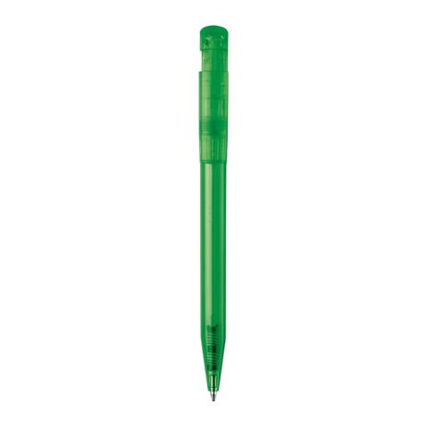 Kugelschreiber S45 Clear Transparent Grün-Grün | 1-farbiger Tampondruck | 90° vom Clip | 45 mm x 8 mm | Nicht verfügbar