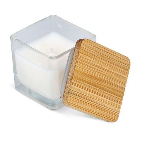 Chakra Kerze auf pflanzlicher Basis im Glasgefäß regenbogenfarben | ohne Werbeanbringung | Nicht verfügbar | Nicht verfügbar