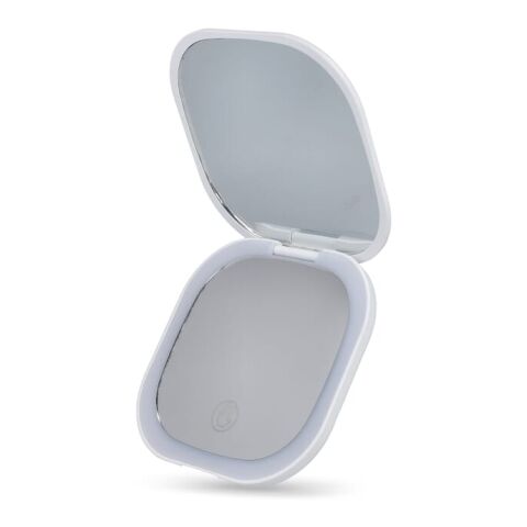 LED-Kompakt-Spiegel 350 mAh Weiss