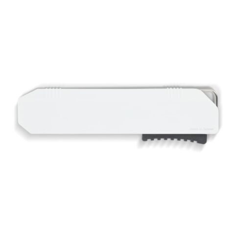 Klappbare Reiseschere Weiss | 1-farbiger Tampondruck | Seite 1 | 65 mm x 8 mm