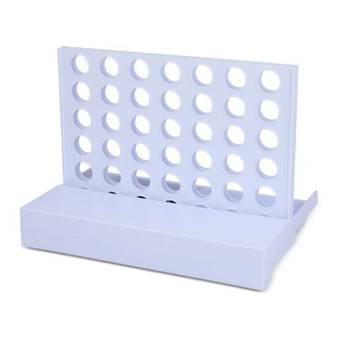 4-Gewinnt Spiel aus recycelten Materialien Weiss | ohne Werbeanbringung | Nicht verfügbar | Nicht verfügbar | Nicht verfügbar