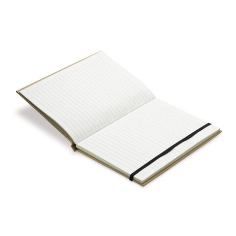 Karton Notizbuch A5 Braun | 1-farbiger Siebdruck | Vorderseite | 70 mm x 100 mm | Nicht verfügbar
