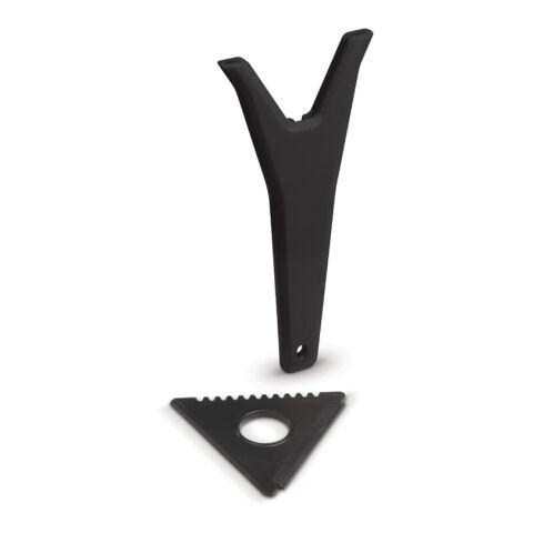 3-in-1 Eiskratzer Schwarz | 1-farbiger Tampondruck | Henkel | 10 mm x 65 mm | Nicht verfügbar