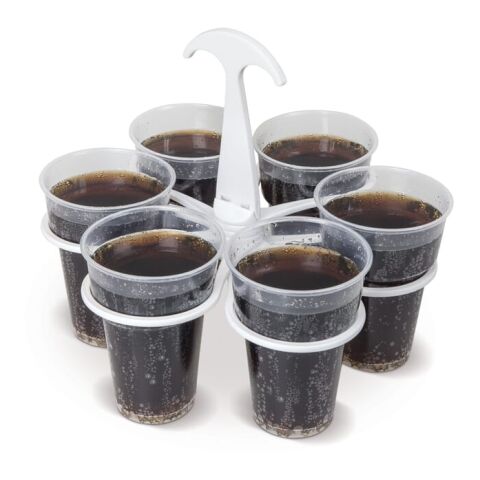 Der Original-Cupkeeper (Getränketräger) - Becher 18 cl-33 cl Weiss | ohne Werbeanbringung | Nicht verfügbar | Nicht verfügbar | Nicht verfügbar