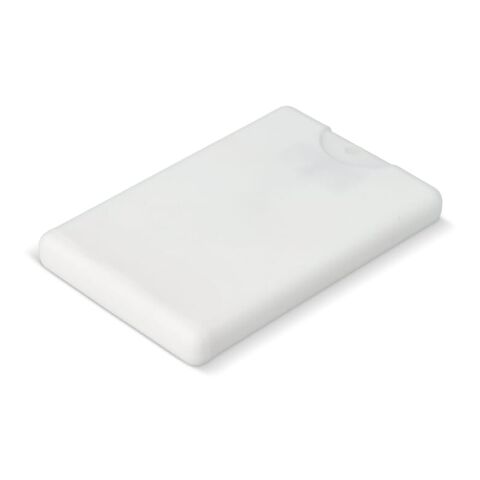 Kreditkarten-Sonnenschutzspray SPF30 aus recyceltem Material Weiss | ohne Werbeanbringung | Nicht verfügbar | Nicht verfügbar