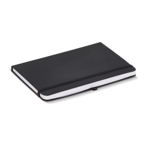Notizbuch Olmo Hardcover PU A5 mit Haftnotizen schwarz | ohne Werbeanbringung | Nicht verfügbar | Nicht verfügbar