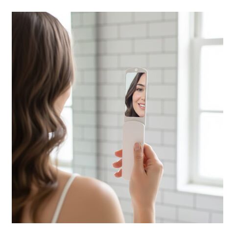 Fusselbürste mit Spiegel Kaiya Weiss | ohne Werbeanbringung | Nicht verfügbar | Nicht verfügbar