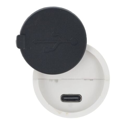 Wiederaufladbare 10-W-LED-Taschenlampe mit Zoomfunktion, 300 lm Weiss | ohne Werbeanbringung | Nicht verfügbar | Nicht verfügbar